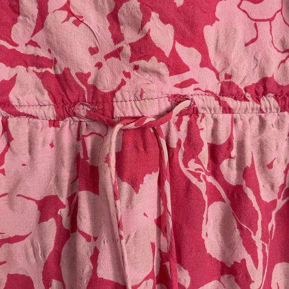 Hyacinth House Tuckernuck Women's Pink Floral Puff Mini Dress Small Feminine - Picture 6 of 16